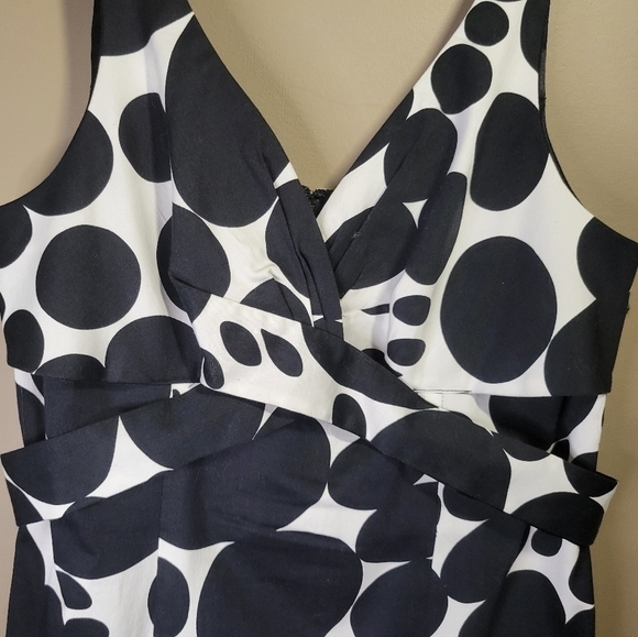 ABS by Allen Schwartz collection black&white polka-dot formal strapless size 8 - Picture 3 of 8